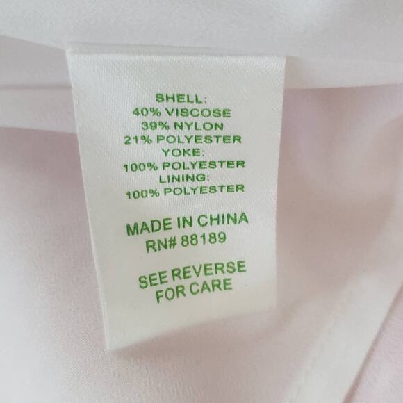 Lilly Pulitzer Kailey Dress Pink Fit & Flare Party Chiffon Neck Women 4 - Picture 12 of 13